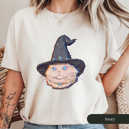 Retro Wizard Cat Shirt