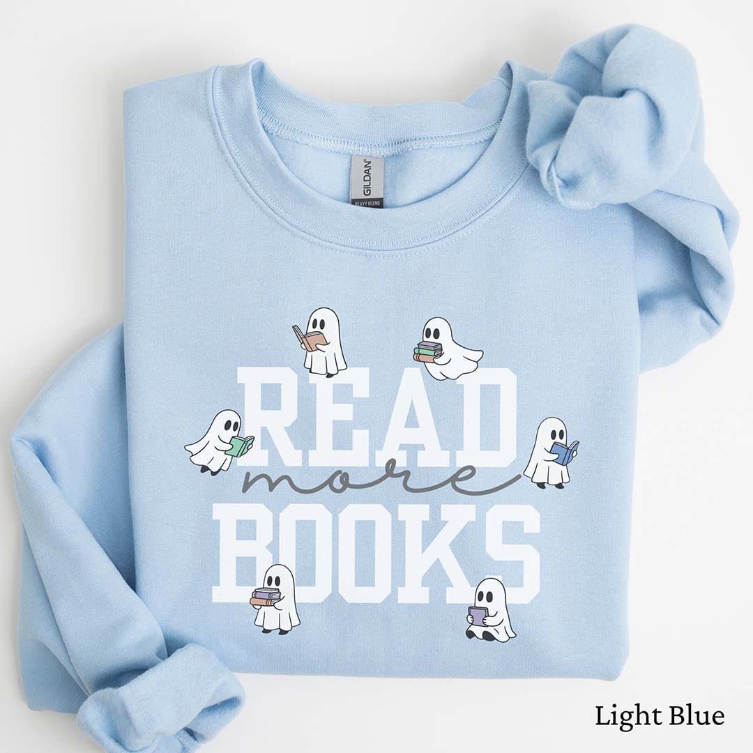 Read More Books Cute Ghost Sweatshirt