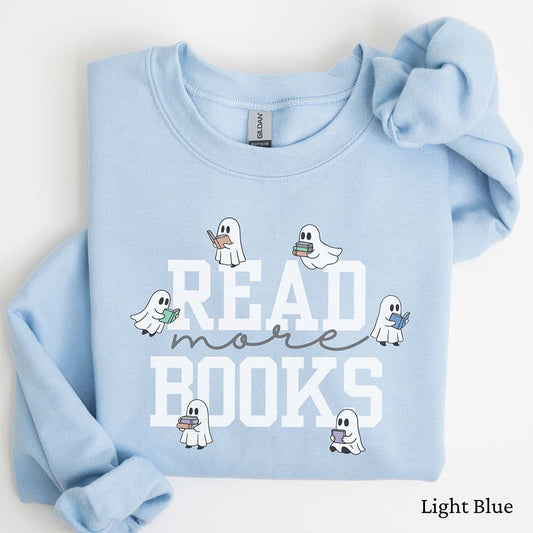 Read More Books Cute Ghost Sweatshirt