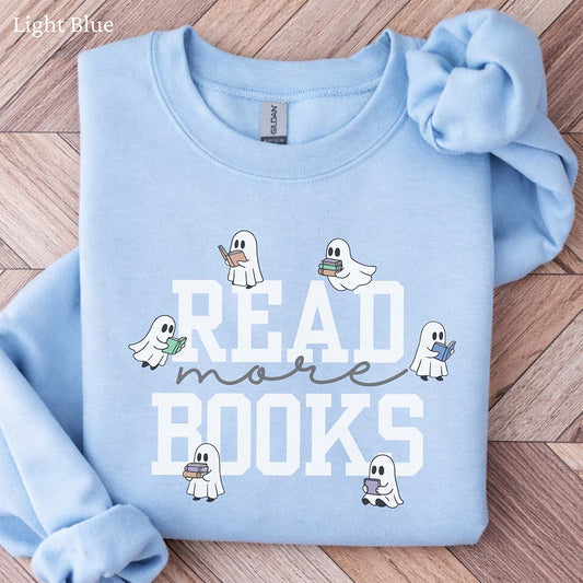 Read More Books Cute Ghost Sweatshirt