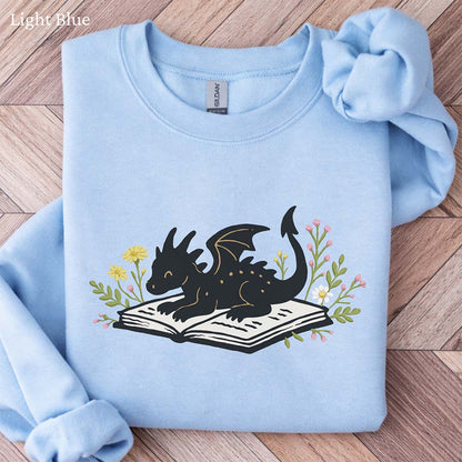 Cute Book Dragon Sweatshirt