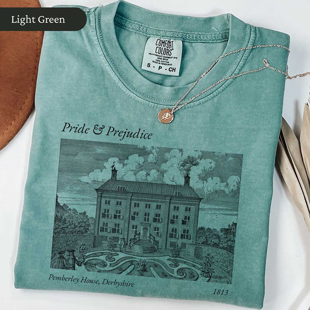 Graphic Pemberley House Pride and Prejudice Shirt