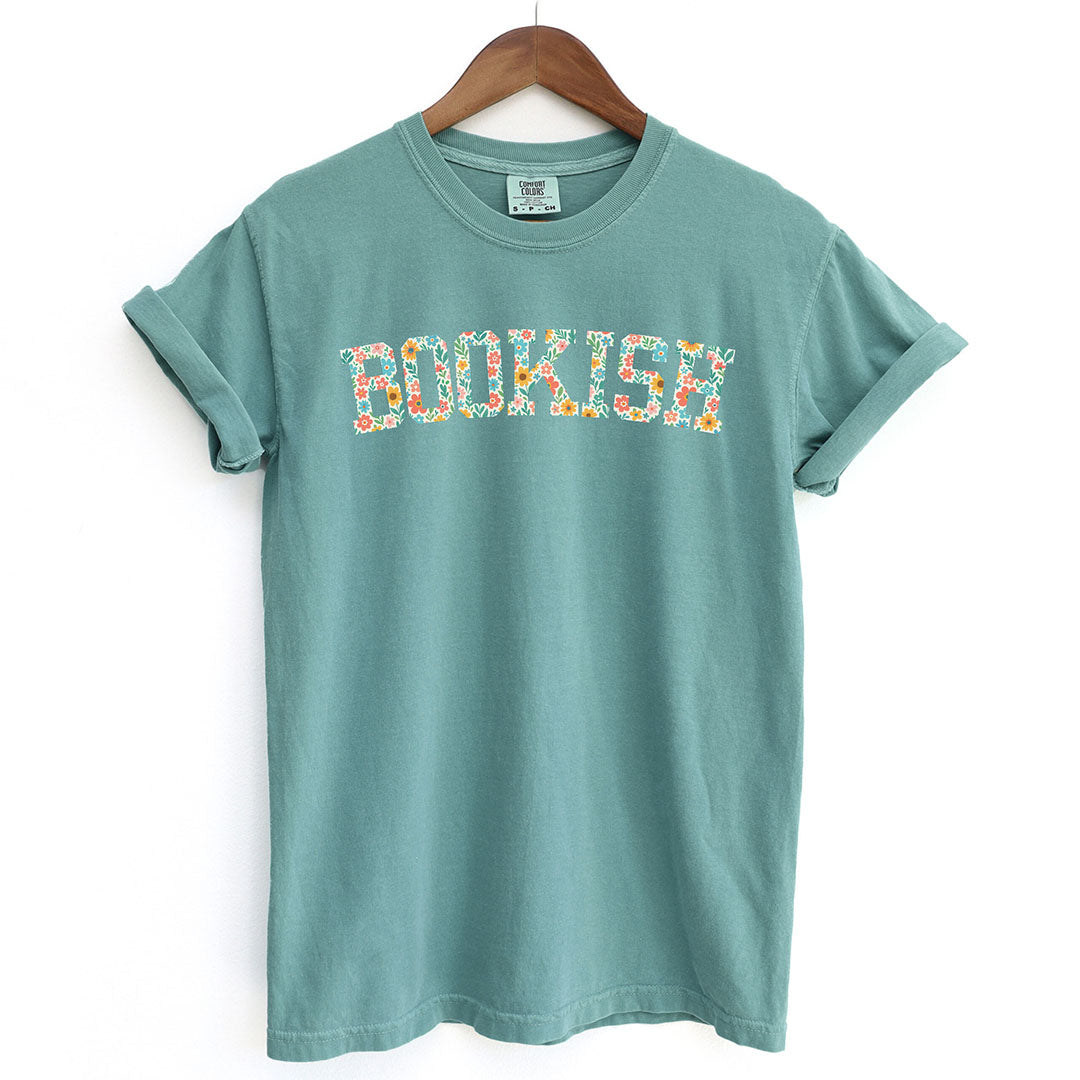 Floral Bookish Varsity Shirt