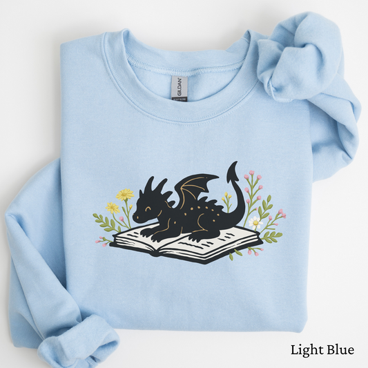 Cute Book Dragon Sweatshirt