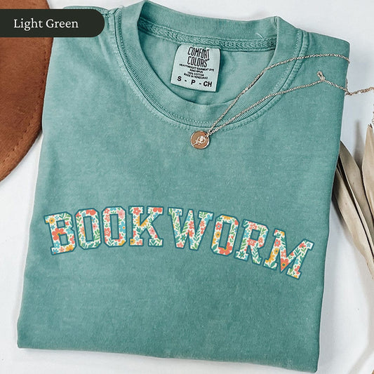 Floral Bookworm Shirt