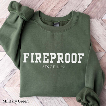 Varsity Fireproof Since 1692 Witchy Sweatshirt
