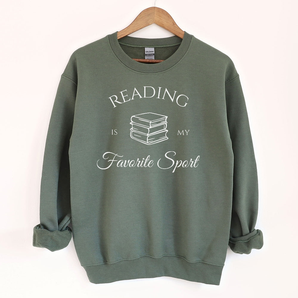 Reading is My Favorite Sport Sweatshirt