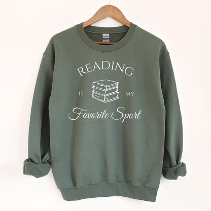 Reading is My Favorite Sport Sweatshirt