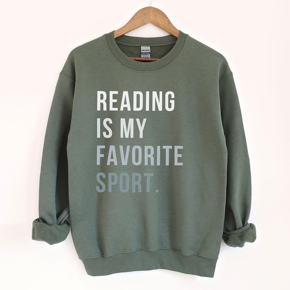 Reading is My Favorite Sport Sweatshirt