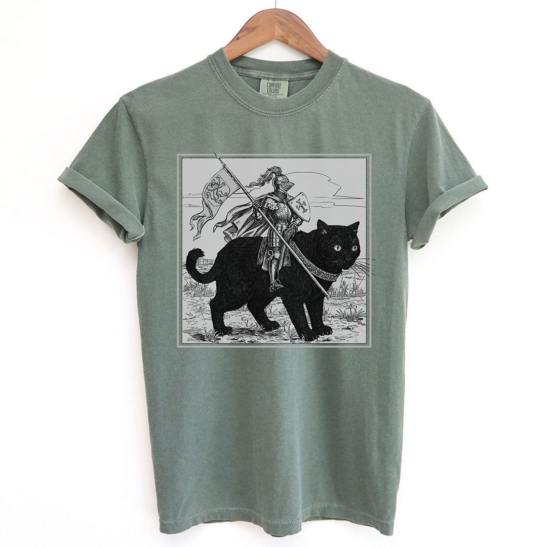 Medieval Knight Cat Rider Shirt