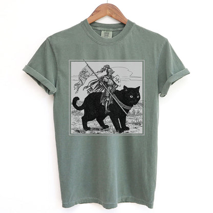 Medieval Knight Cat Rider Shirt