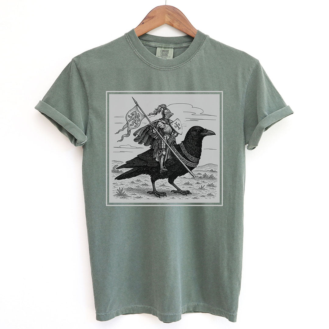 Medieval Knight Crow Rider Shirt