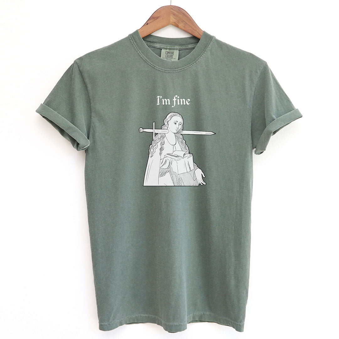 I'm Fine Medieval Humor Shirt