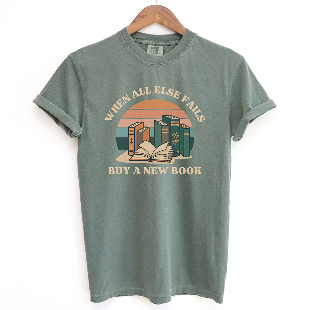 Retro When All Else Fails Buy A New Book Shirt