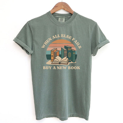 Retro When All Else Fails Buy A New Book Shirt