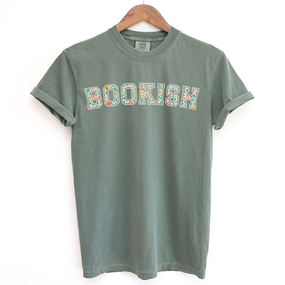 Floral Bookish Varsity Shirt