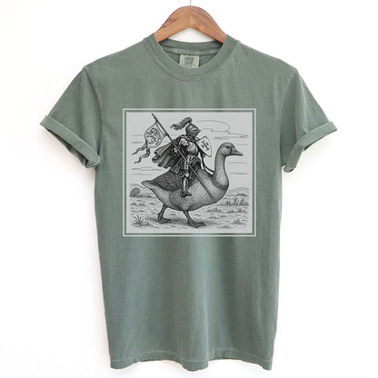 Medieval Knight Goose Rider Shirt