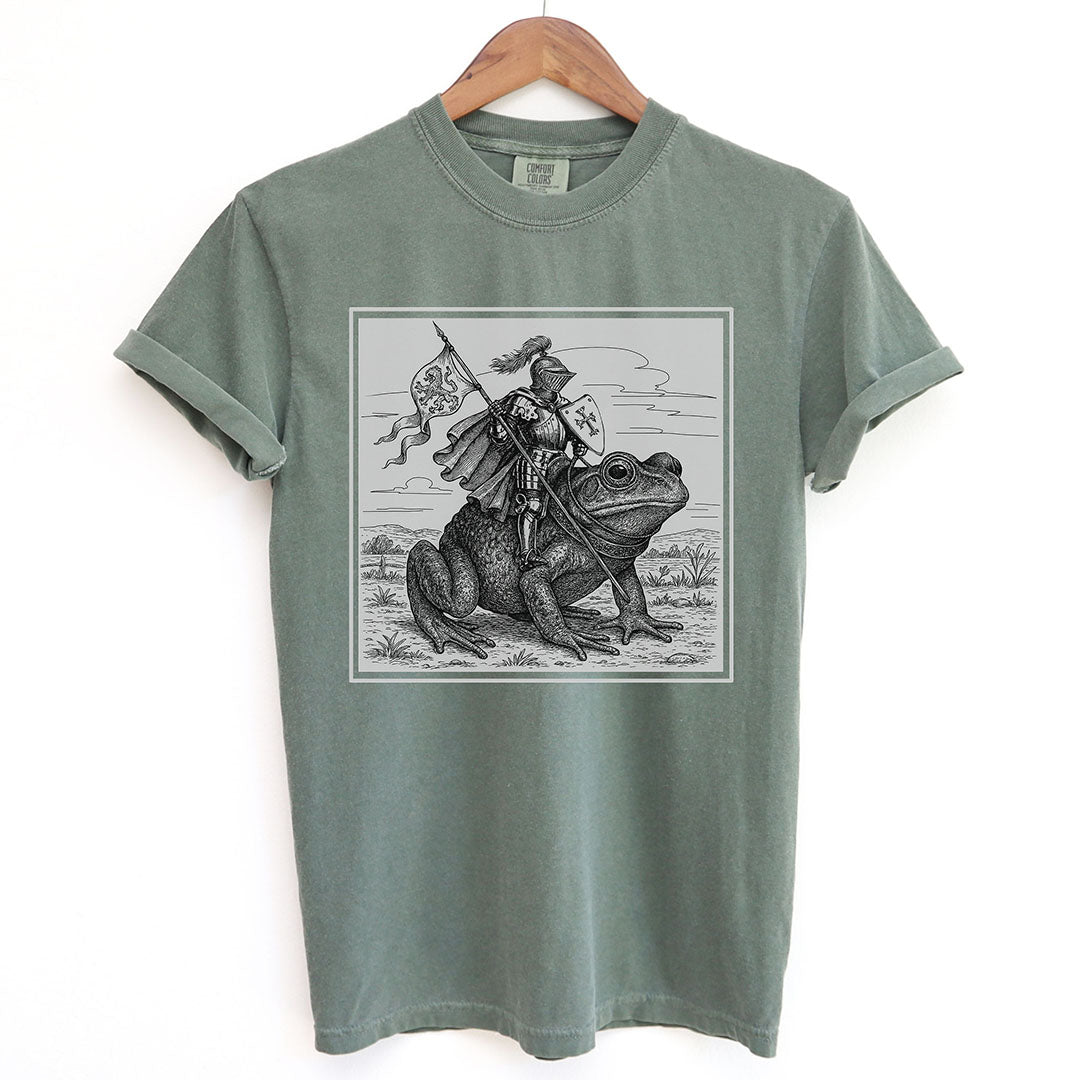 Medieval Knight Frog Rider Shirt