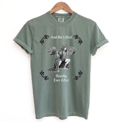 She Lifted Heavily Ever After Women's Gym Shirt