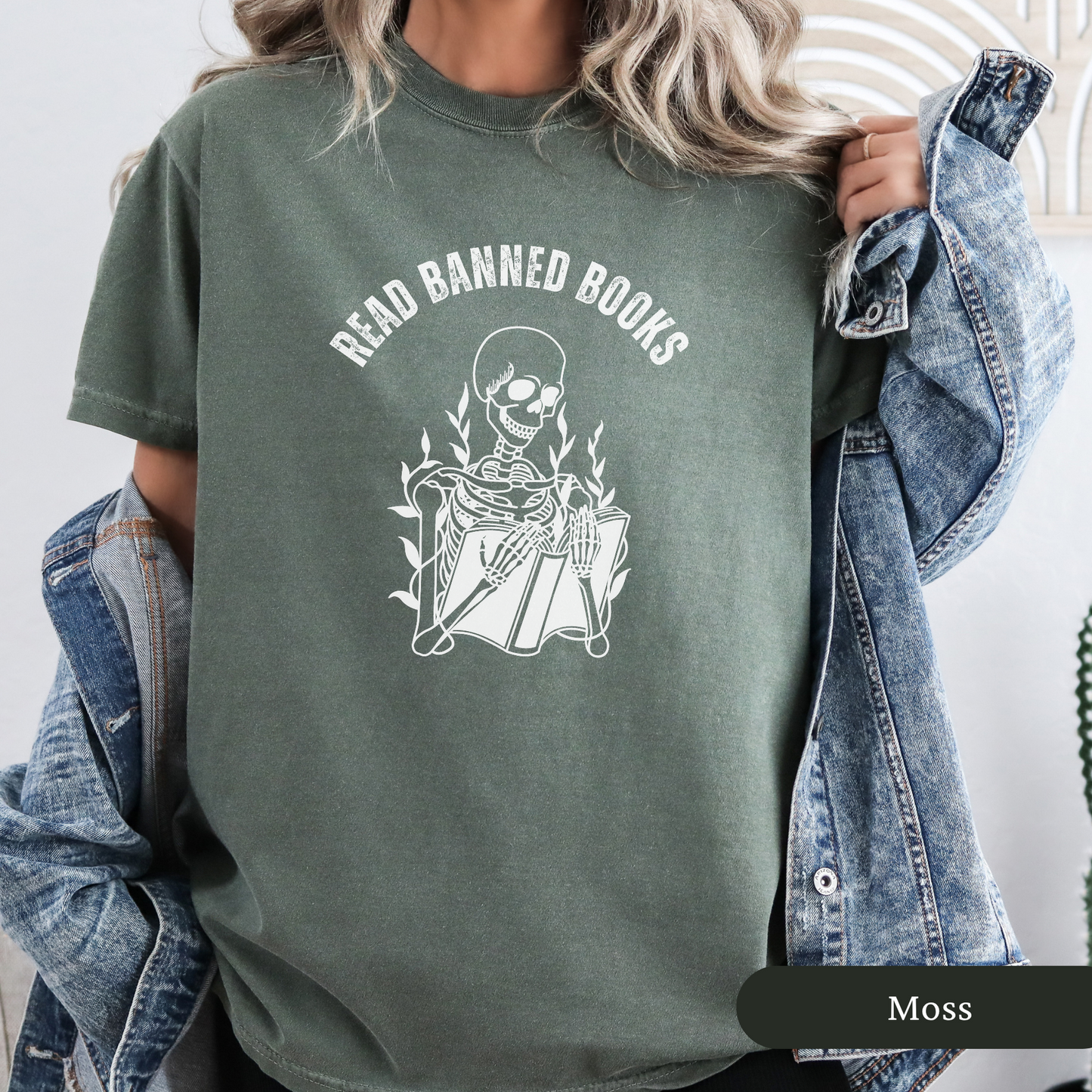 Read Banned Books Skelly Shirt