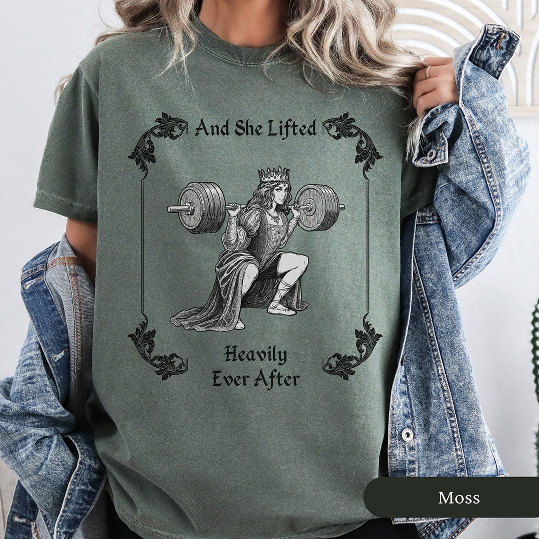 She Lifted Heavily Ever After Women's Gym Shirt