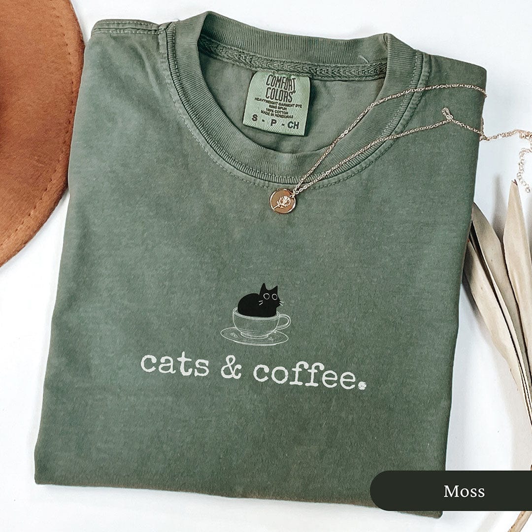 Cats And Coffee Shirt