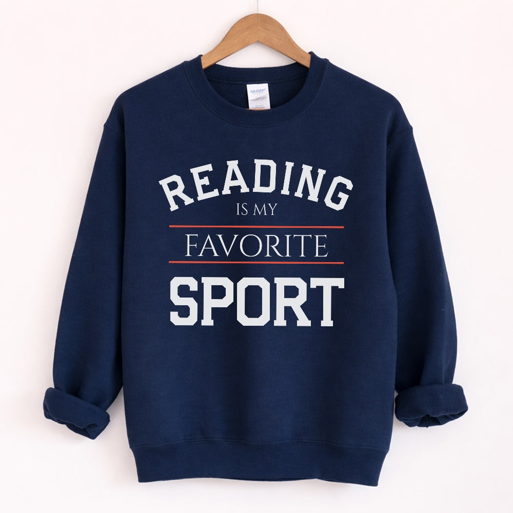 Reading is My Favorite Sport Sweatshirt