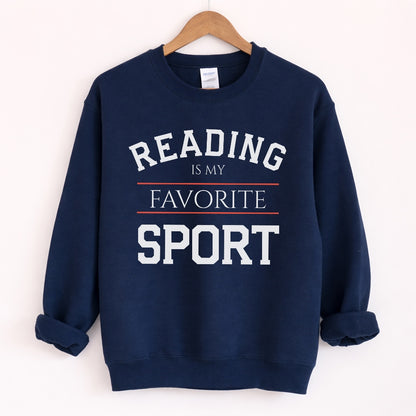 Reading is My Favorite Sport Sweatshirt