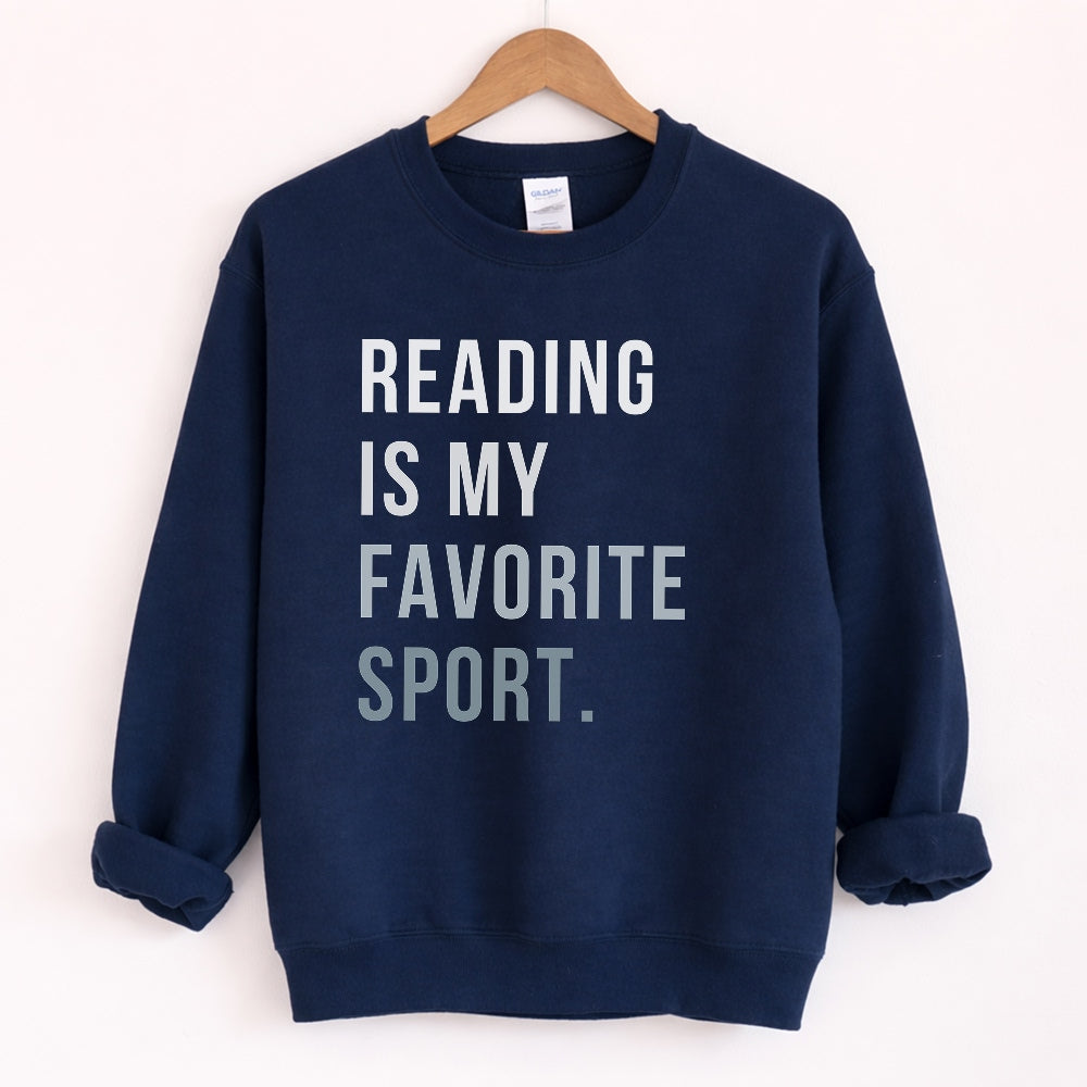 Reading is My Favorite Sport Sweatshirt