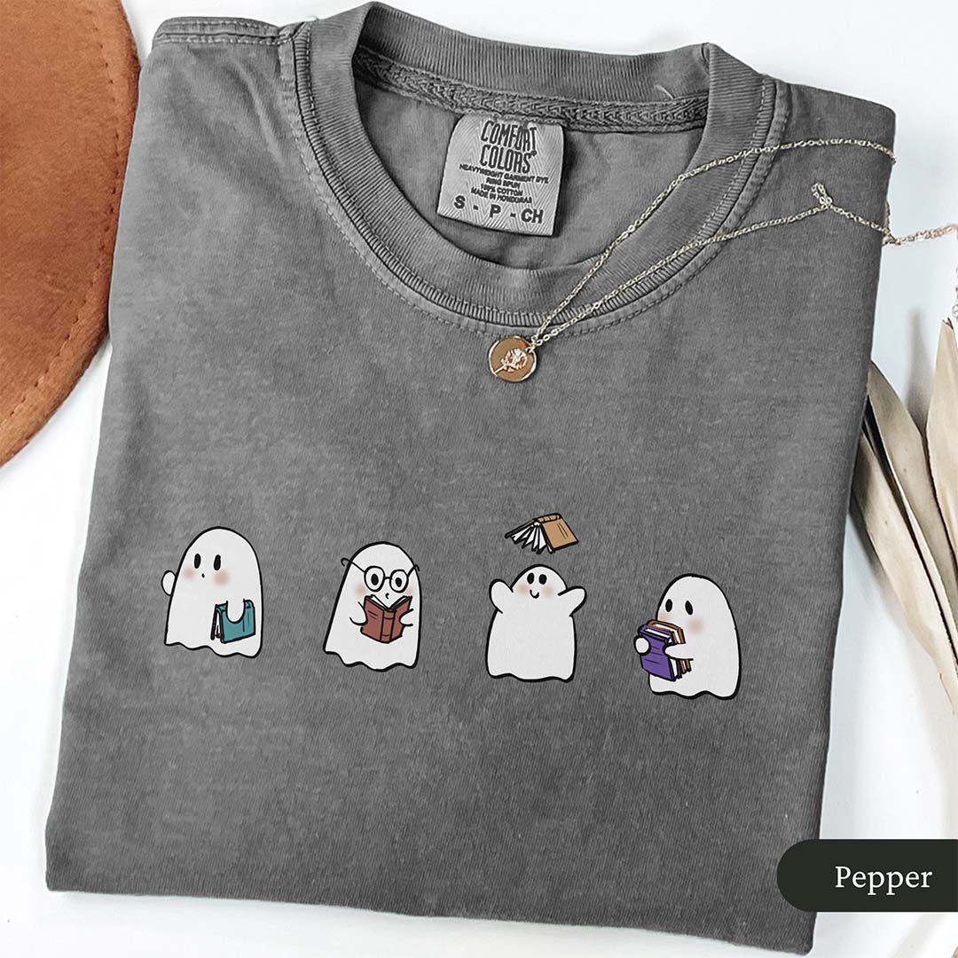 Cute Bookish Ghosts Shirt