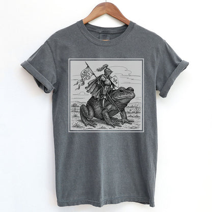 Medieval Knight Frog Rider Shirt