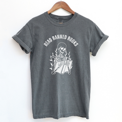 Read Banned Books Skelly Shirt