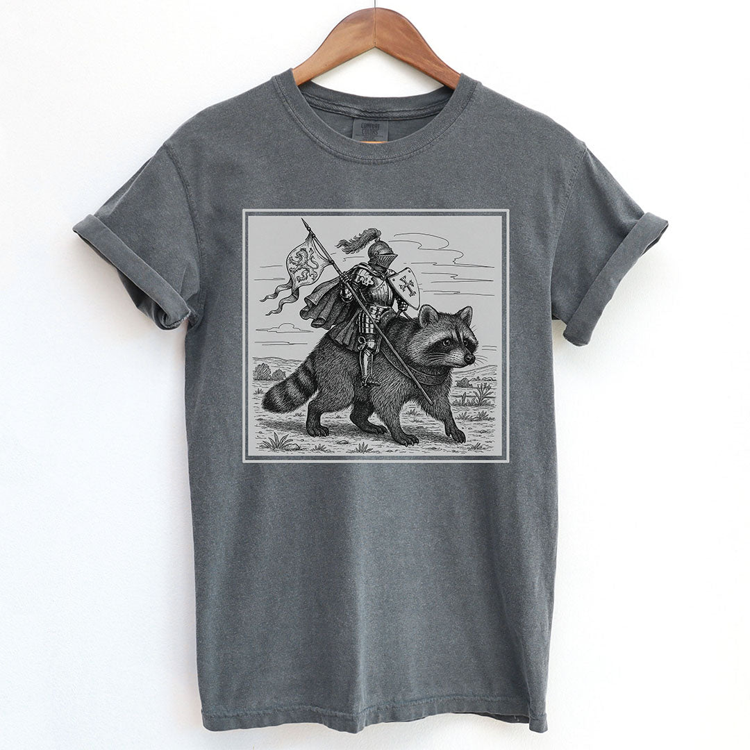 Medieval Knight Raccoon Rider Shirt