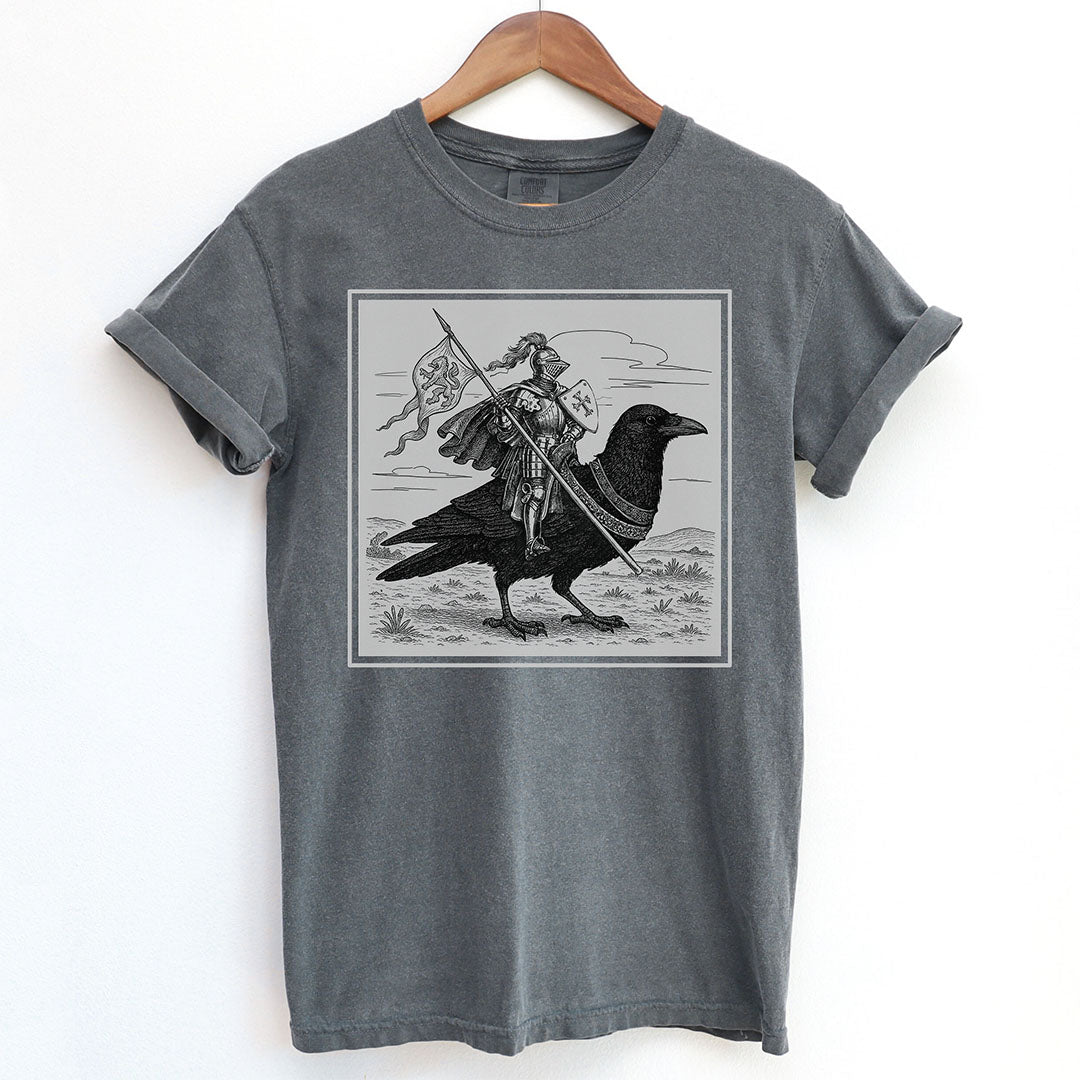 Medieval Knight Crow Rider Shirt