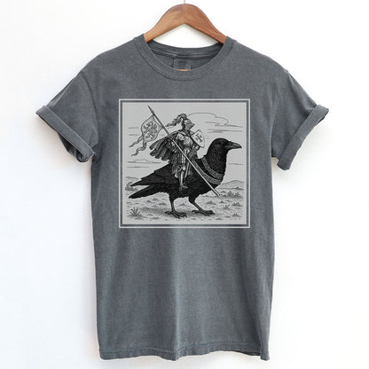 Medieval Knight Crow Rider Shirt