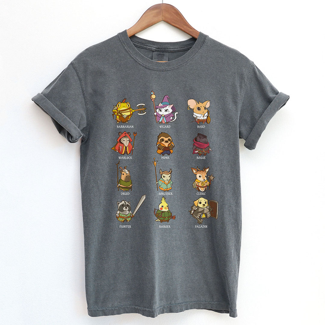 DnD Classes Cute Animal Shirt