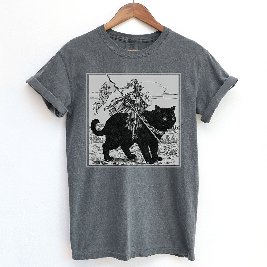 Medieval Knight Cat Rider Shirt