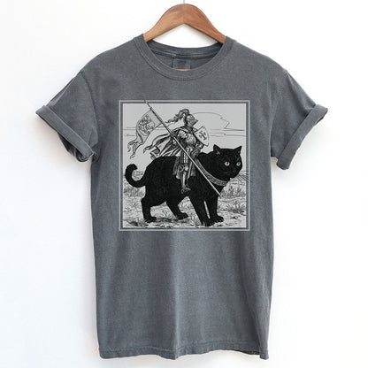 Medieval Knight Cat Rider Shirt
