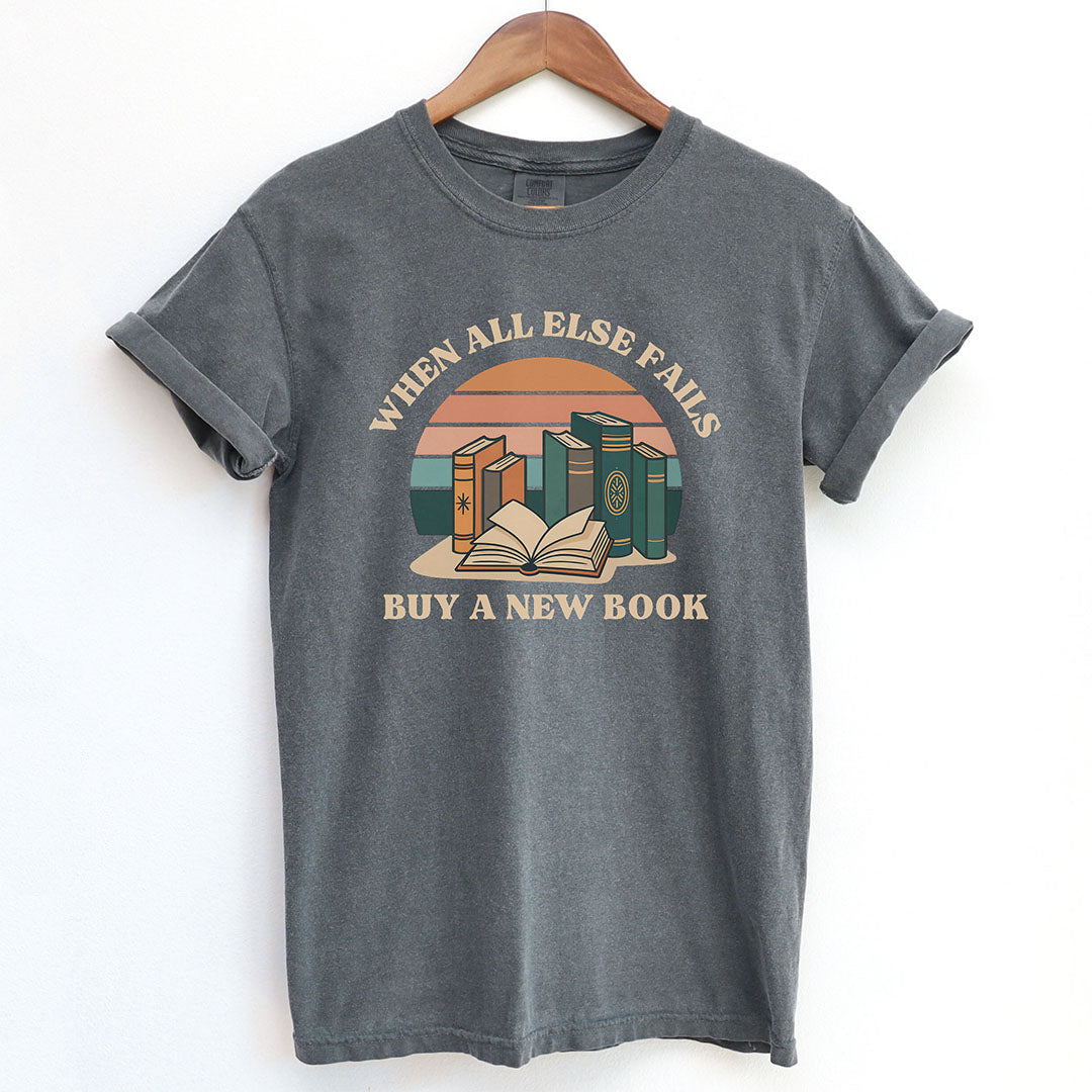 Retro When All Else Fails Buy A New Book Shirt