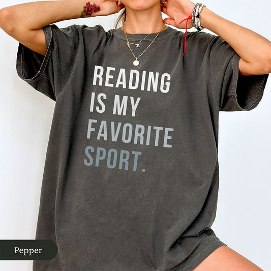 Reading is My Favorite Sport Tee