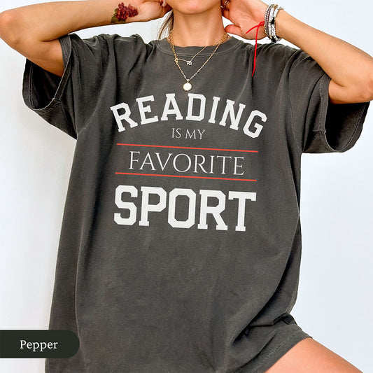 Reading is My Favorite Sport Tee