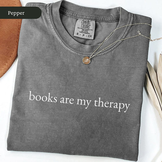 Minimalist Books Are My Therapy Shirt