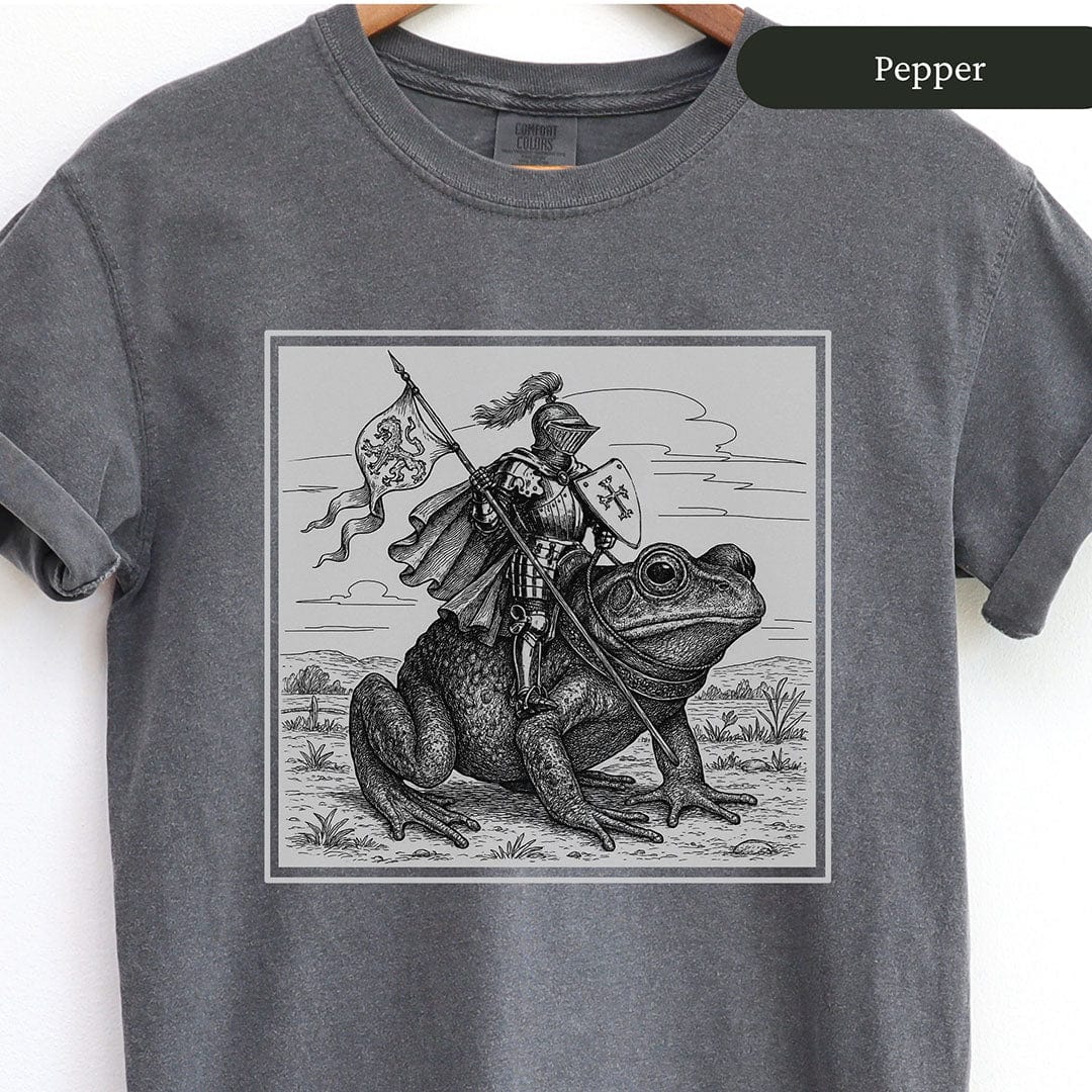 Medieval Knight Frog Rider Shirt