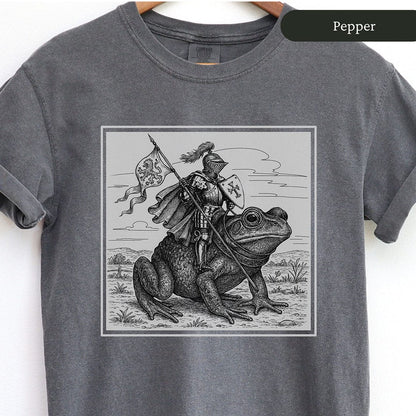 Medieval Knight Frog Rider Shirt