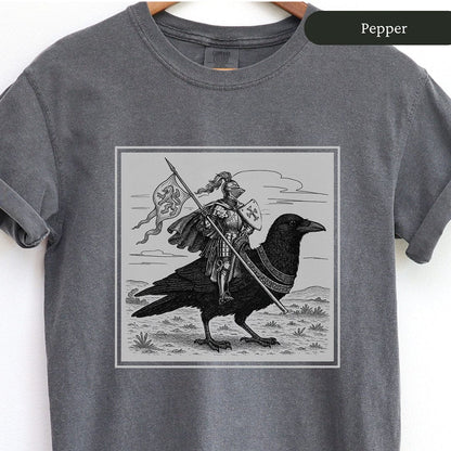 Medieval Knight Crow Rider Shirt