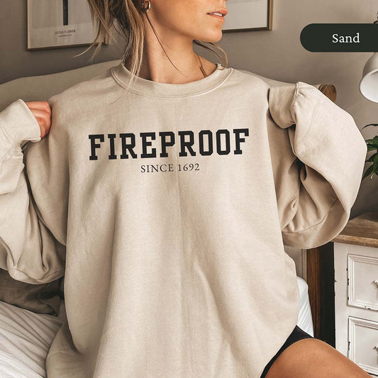 Varsity Fireproof Since 1692 Witchy Sweatshirt