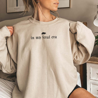 In My Feral Era Raccoon Sweatshirt