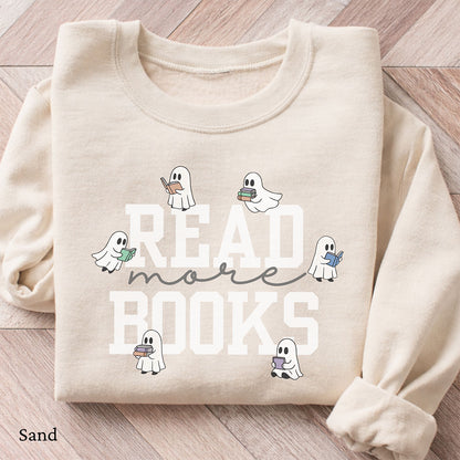 Read More Books Cute Ghost Sweatshirt