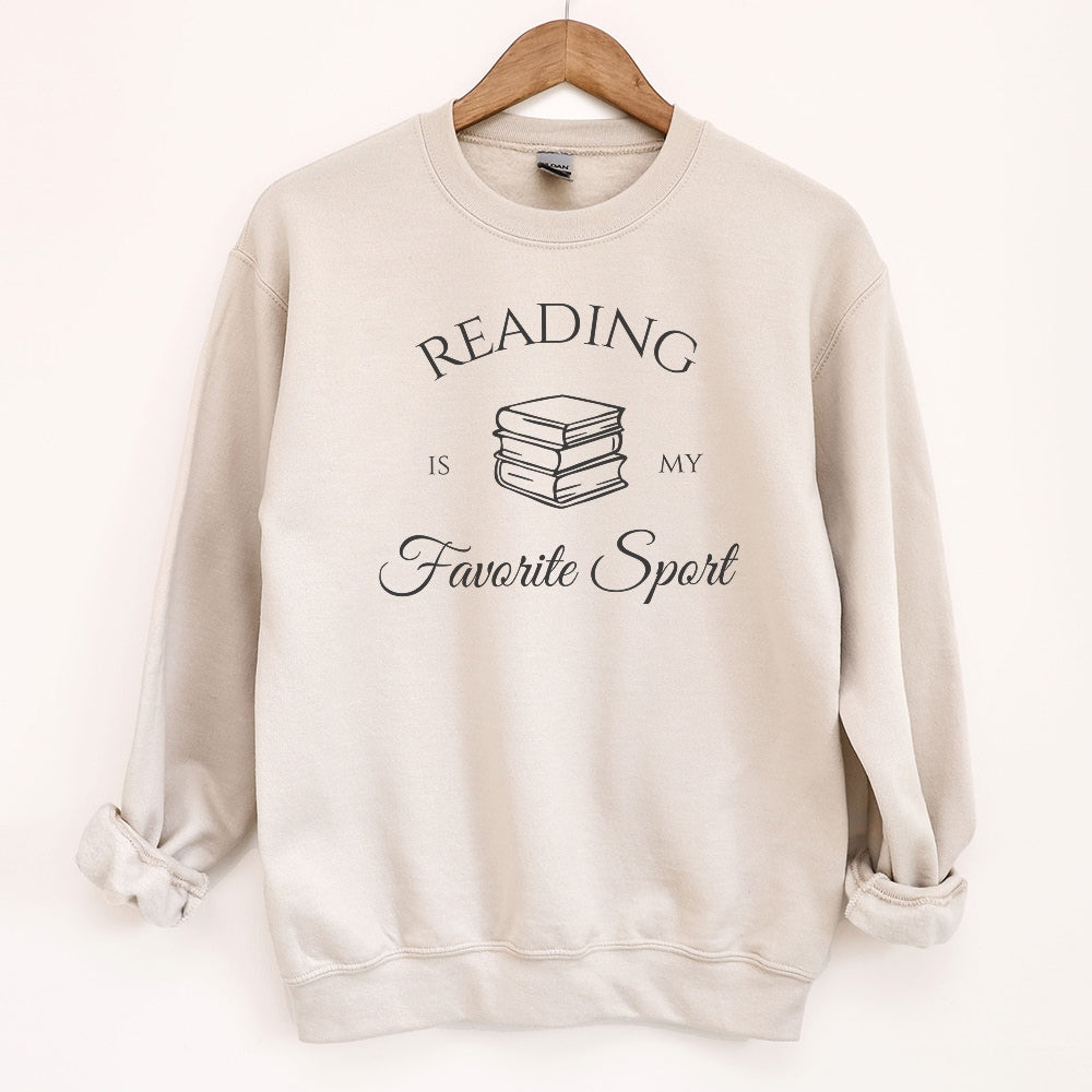 Reading is My Favorite Sport Sweatshirt
