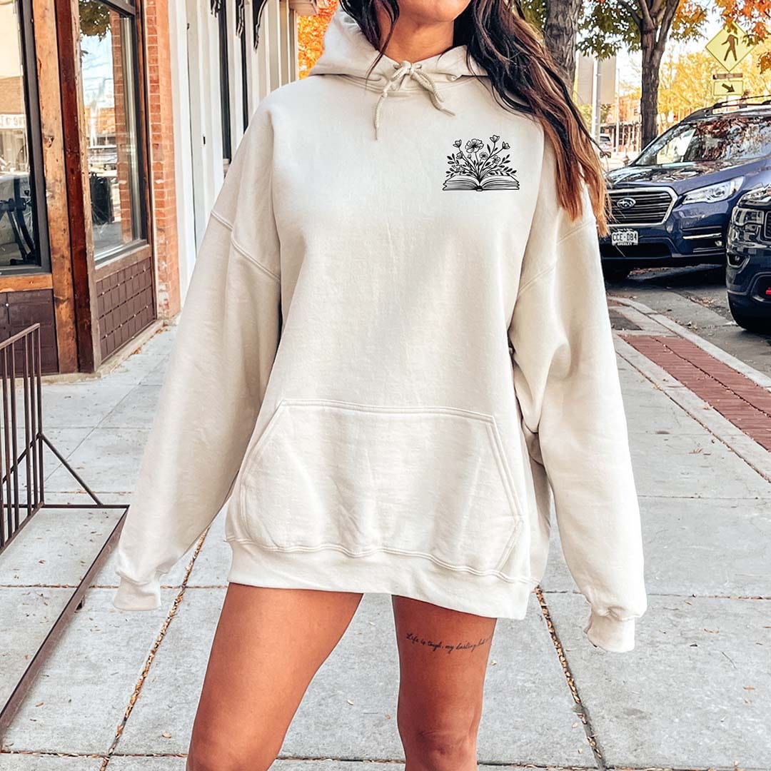Easily Distracted by Dragons and Books Hoodie